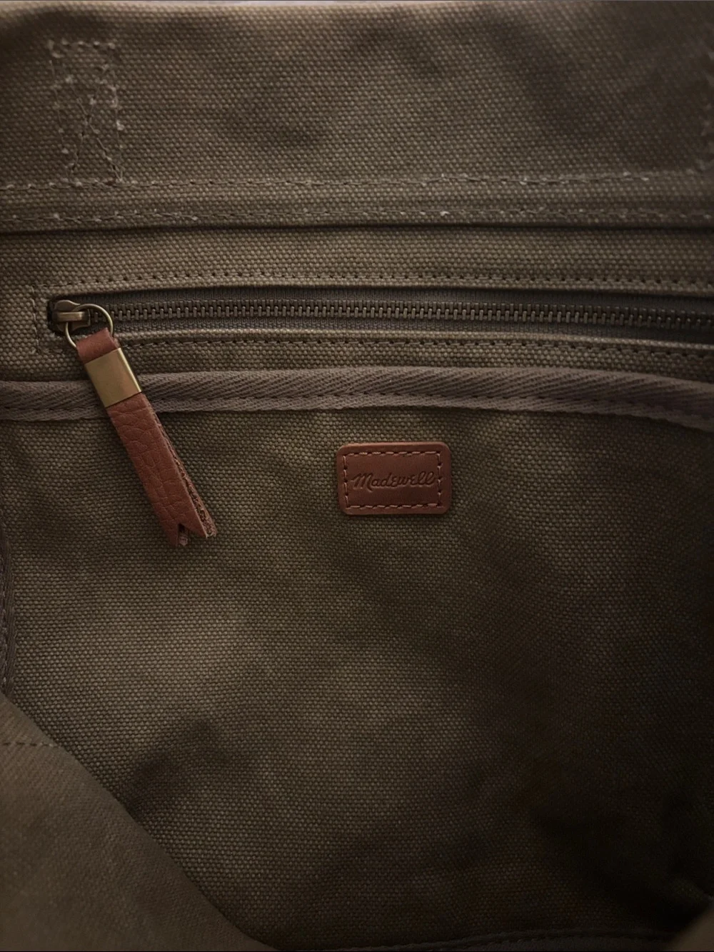 Madewell The Canvas Medium Transport Tote in British Surplus